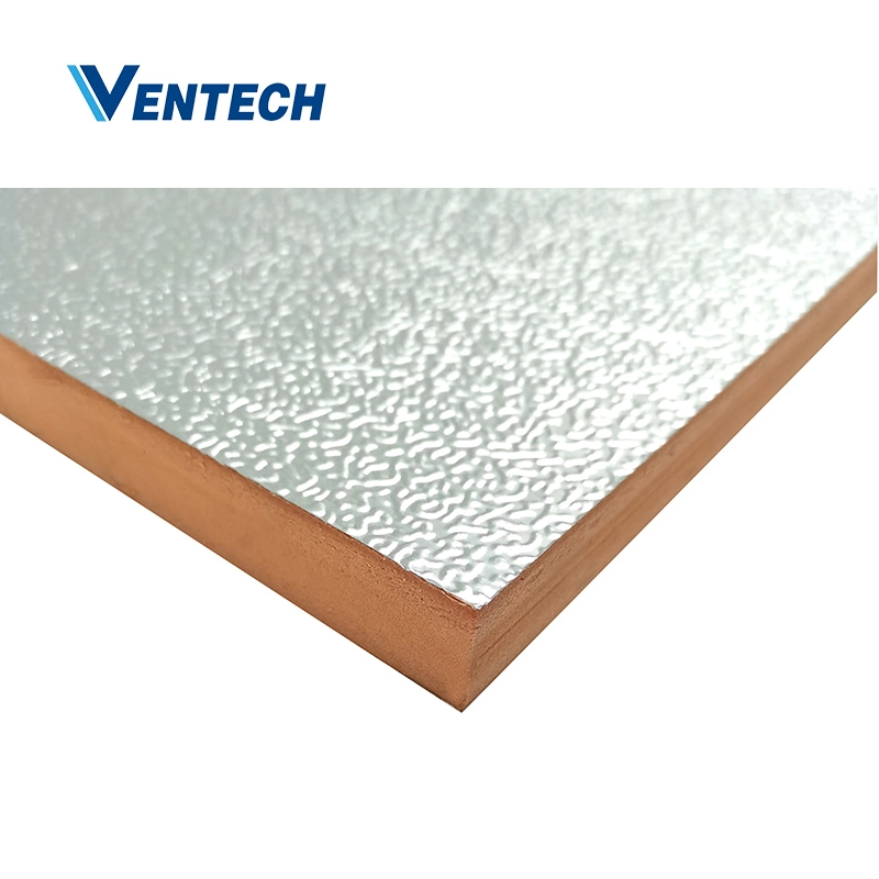 20mm 25mm Phenolic Foam Metal Pre Insulated Ducting Panel Air Duct